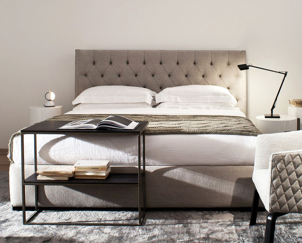 Кровать Meridiani Sleep Turman low - материал