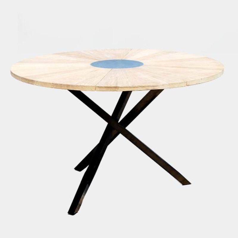 Обеденный стол Nautic Skyline Design Calderan 75h x ø120 nc93290 - фото товара