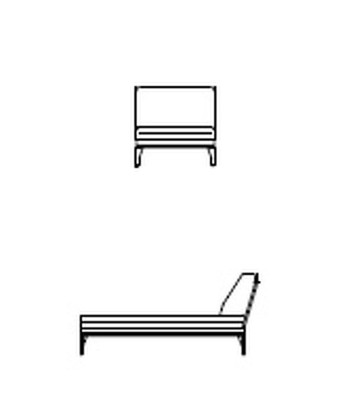 Шезлонг Brafta Skyline Design Brafta 77 x 171 x 27/70h nc96888