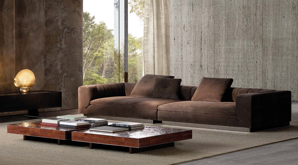 Диван Minotti Riley - материал