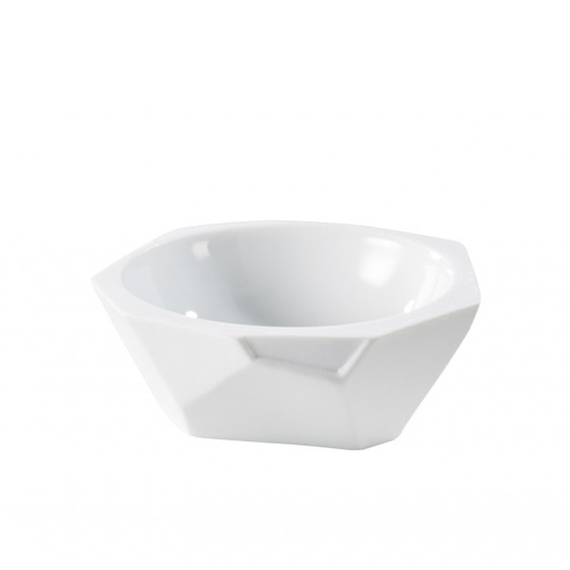 Менажница 3 секции Raynaud Pepites Precieuses Rock, высота 14 см, диаметр 10 см, белая, фарфор