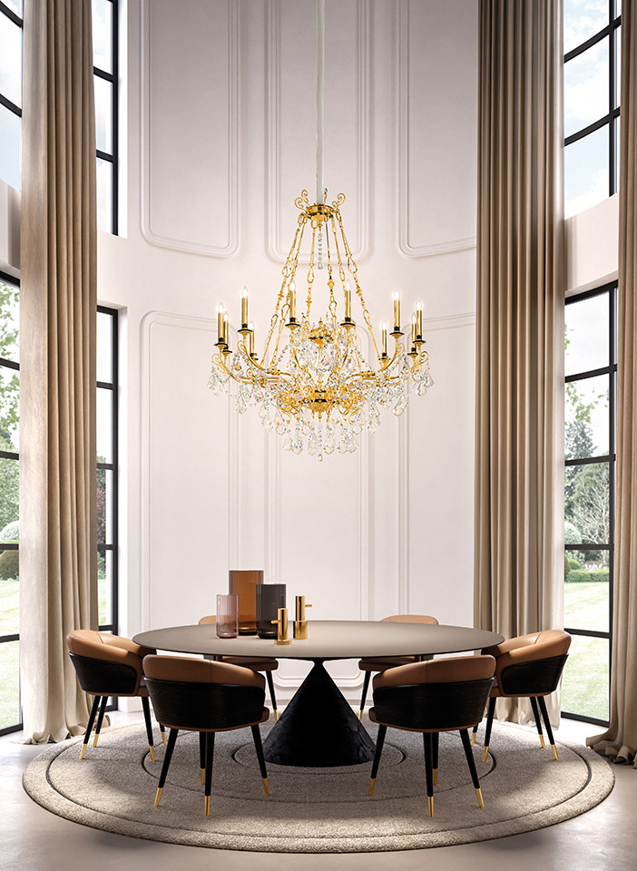 Светильник люстра Masiero Odessa S 12/120/155