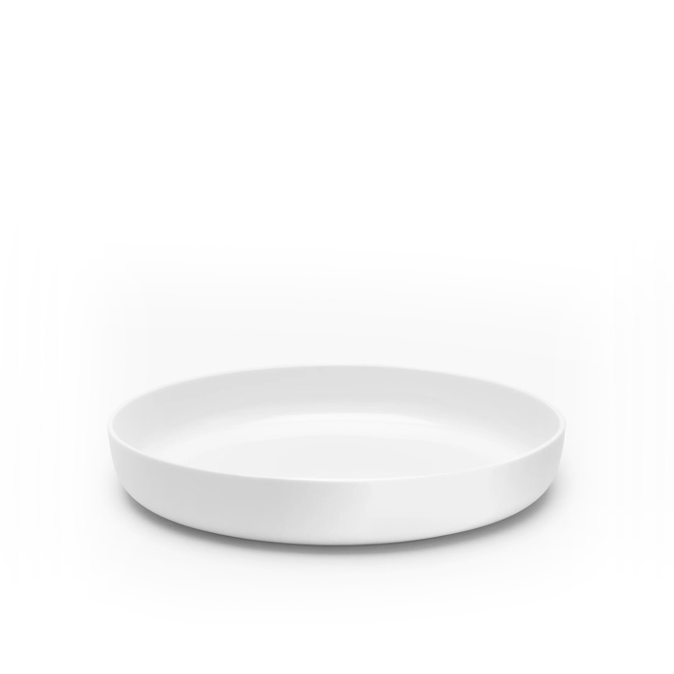 Комплект из 4-х тарелок для супа (малые) Serax BASE, диаметр 16 x h4,5 см, белый, фарфор