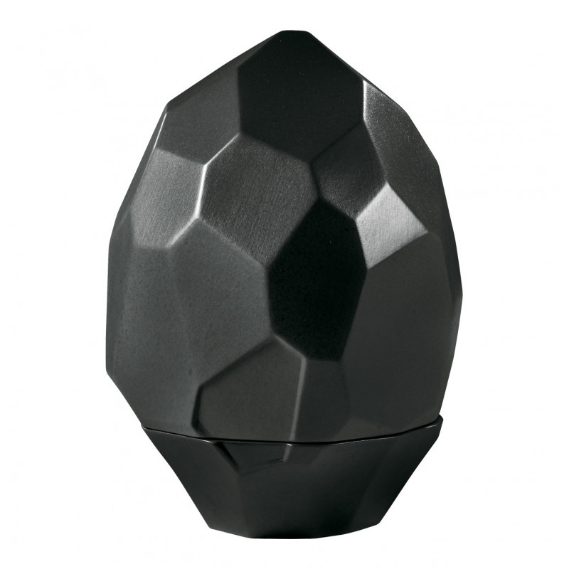 Менажница 1 секция Raynaud Pepites Precieuses Rock, высота 22 см, диаметр 14,7 см, чёрный, фарфор