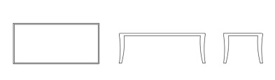 Обеденный стол Madison Skyline Design Madison 220 x 100 x 75h nc93297