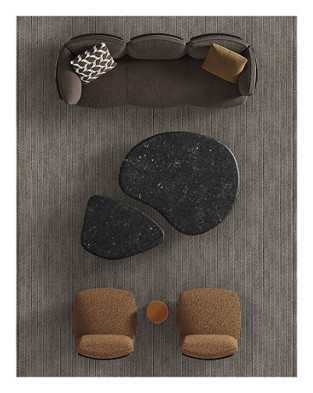 Кушетка Minotti Saki Cord Outdoor