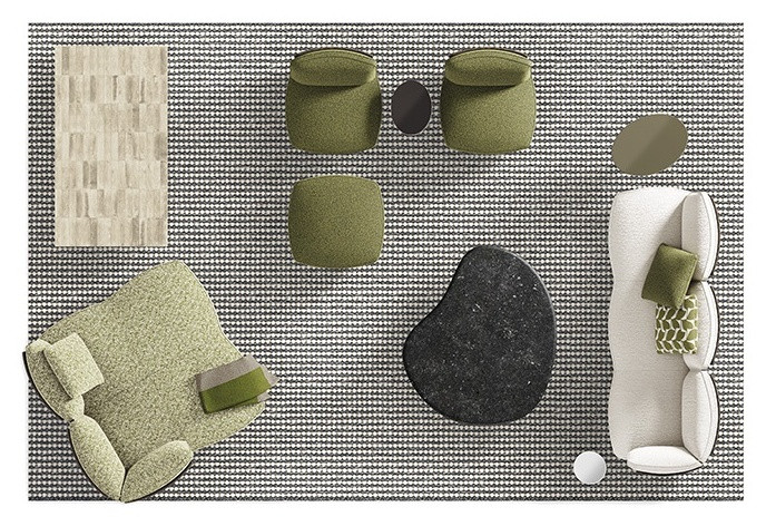 Кушетка Minotti Saki Cord Outdoor