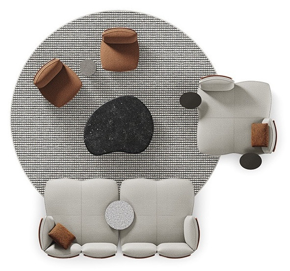 Кушетка Minotti Saki Cord Outdoor