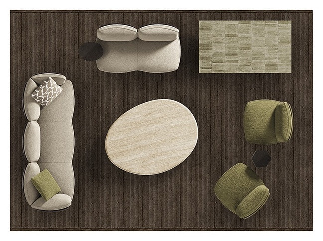 Кушетка Minotti Saki Cord Outdoor