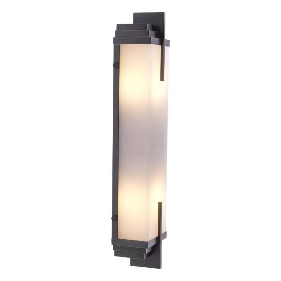 Бра Eichholtz Harman 10,5 x h51 см, металл и алебастр - материал