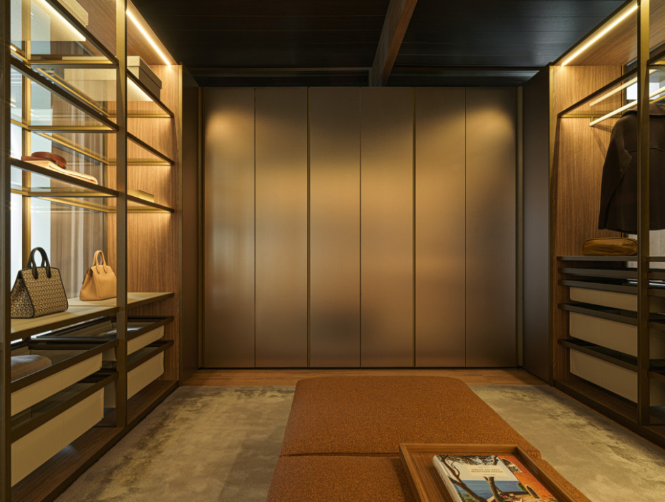 Гардеробная Molteni Gliss master - стиль