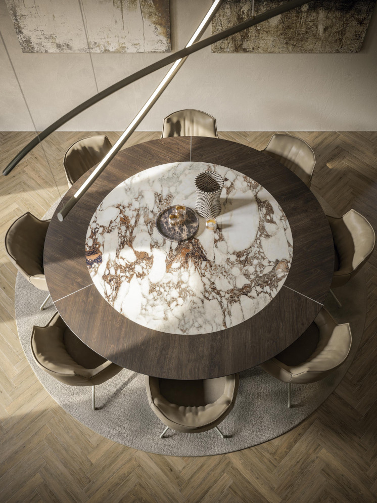 Стол в столовую Cattelan italia Senator Ker-Wood Round