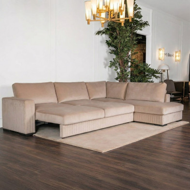 Диван-кровать угловой Fratelli Barri Марриотто Selection 325 x 237 x h88 см, микровелюр