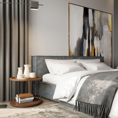 Кровать с решёткой Amber Mod Interiors Selection 190 x 233 x 84h nc109740