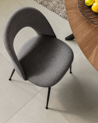 Стул La Forma Mahalia 51 x 52 x h79 см, тёмно-серый