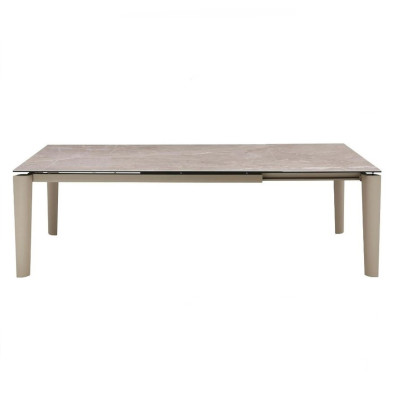 Обеденный стол Mod Interiors Toledo 180, 250 x 100 x h76 см, бежевый мрамор