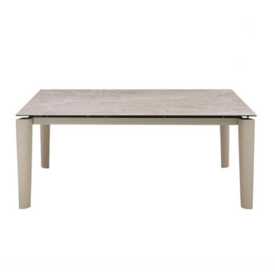 Обеденный стол Mod Interiors Toledo 180, 250 x 100 x h76 см, бежевый мрамор