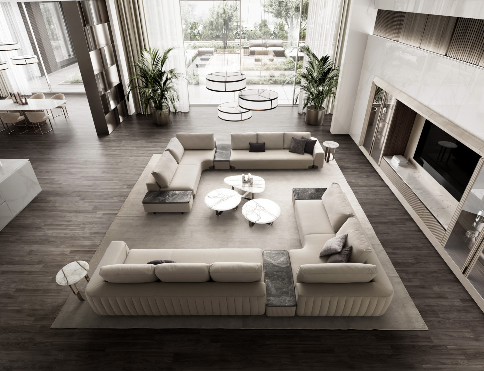 Приставной стол Dv home collection Elite Stone - стиль