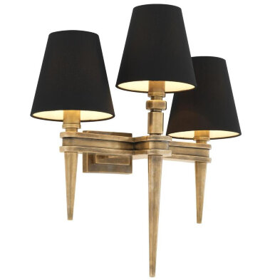 Бра Eichholtz Waterloo Triple 46 x 23,5 x h50 см, латунь