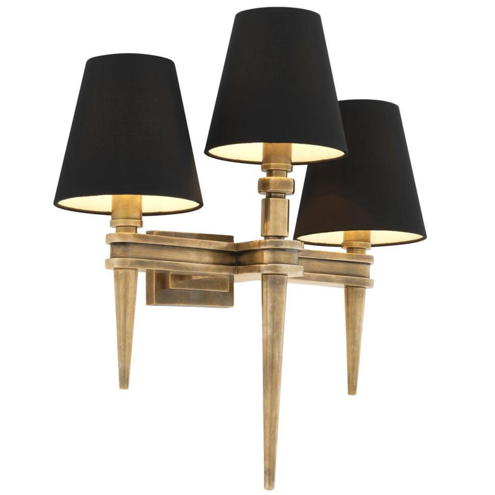 Бра Eichholtz Waterloo Triple 46 x 23,5 x h50 см, латунь