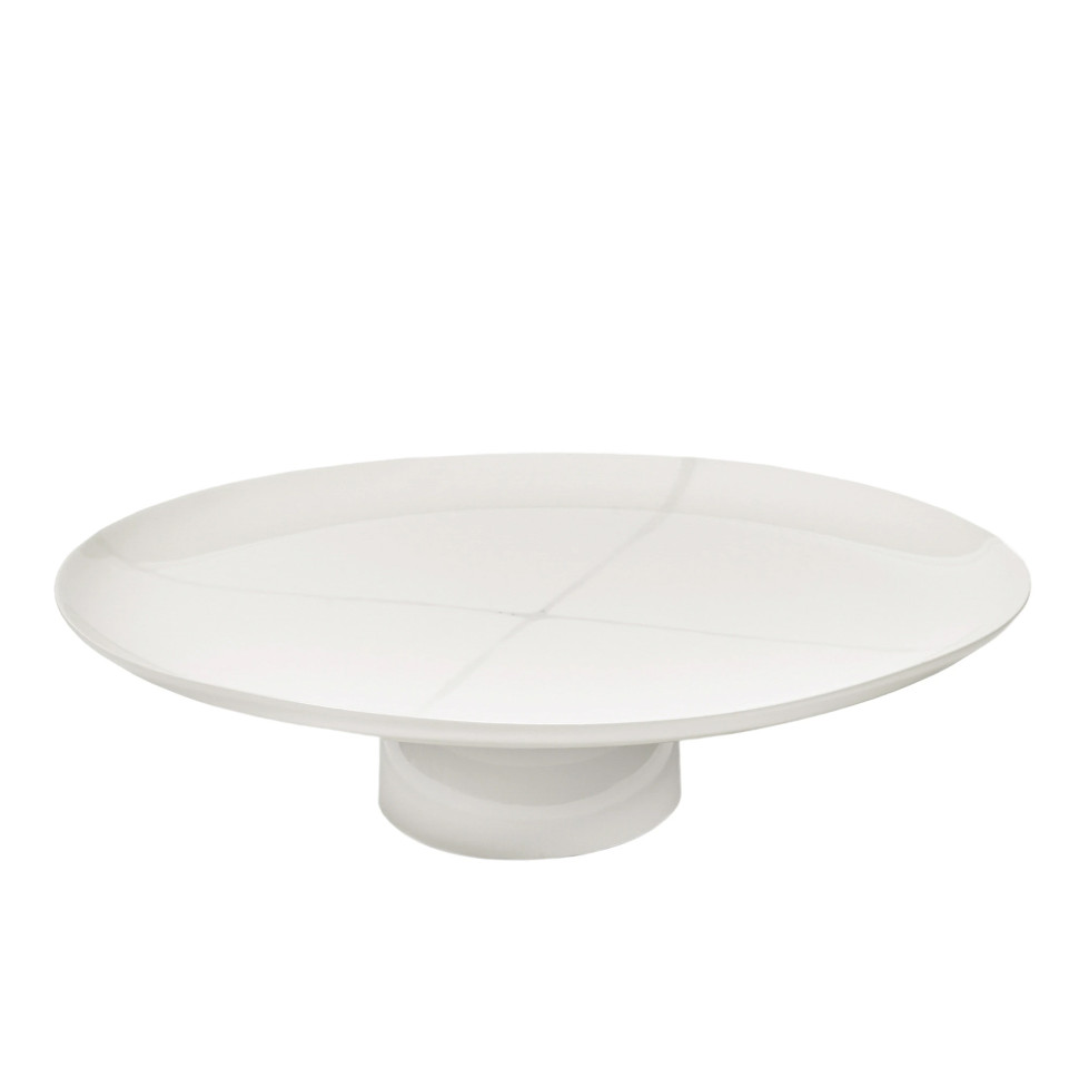 Подставка для торта Serax SALT ZUMA, диаметр 33 см, h8 см, белый, серый, фарфор