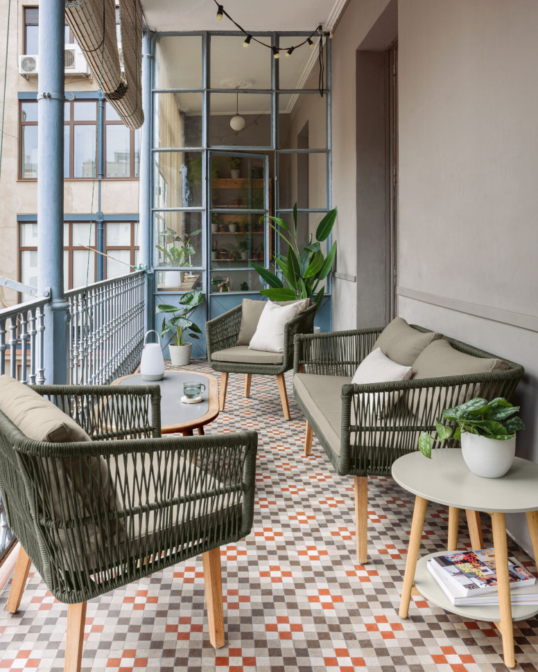 Комплект для отдыха La Forma Inti 130 x 67 x h75 см, зелёный