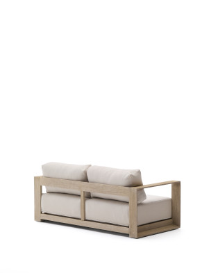 Диван La Forma Ambra 2-местный уличный 85 x 174 x h77 см, из акации, бежевый