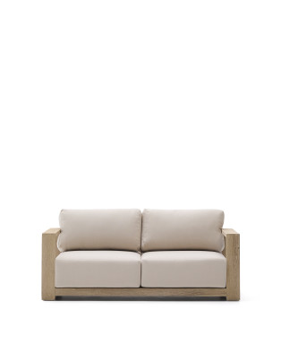 Диван La Forma Ambra 2-местный уличный 85 x 174 x h77 см, из акации, бежевый