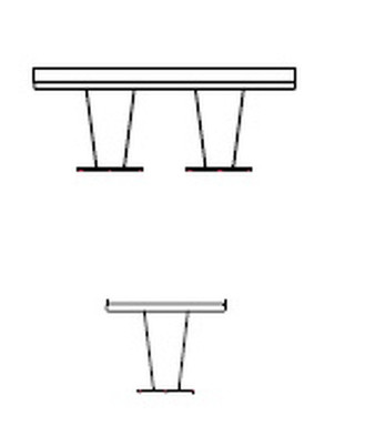 Обеденный стол Dynasty Skyline Design Dynasty 300 x 100 x 75h nc96898