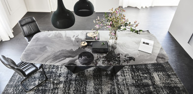 Стол в столовую Cattelan italia Skorpio Crystalart