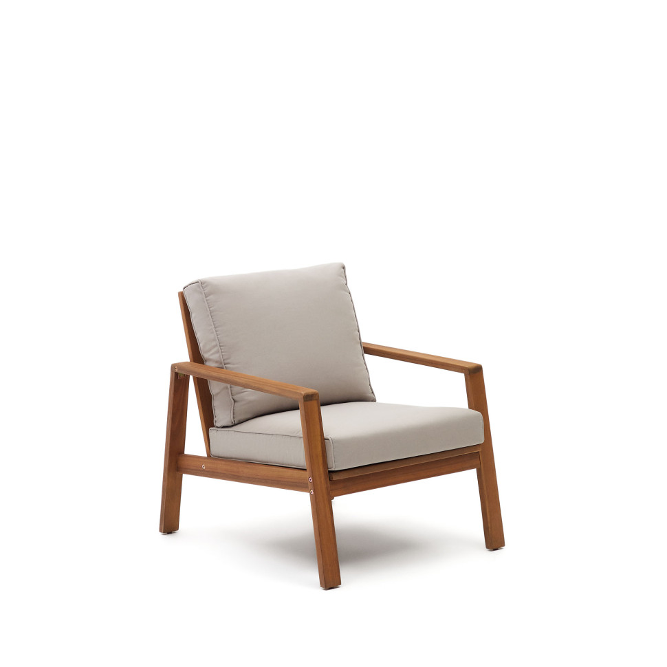 Комплект мебели для отдыха La Forma Frares 126 x 85 x h77 см, из массива акации, натуральный