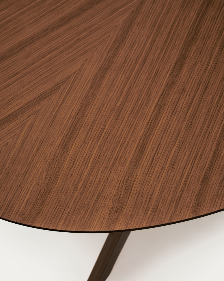 Обеденный стол La Forma Naanim 180 x 110 x h75 см, из орехового шпона