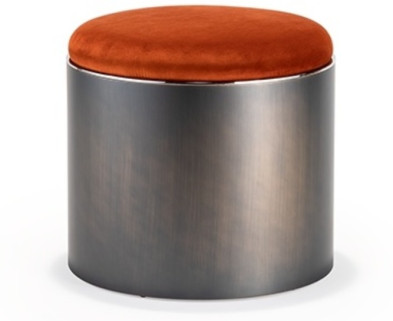 Пуф Reflex Disegno Tau 40 Steel Pouf