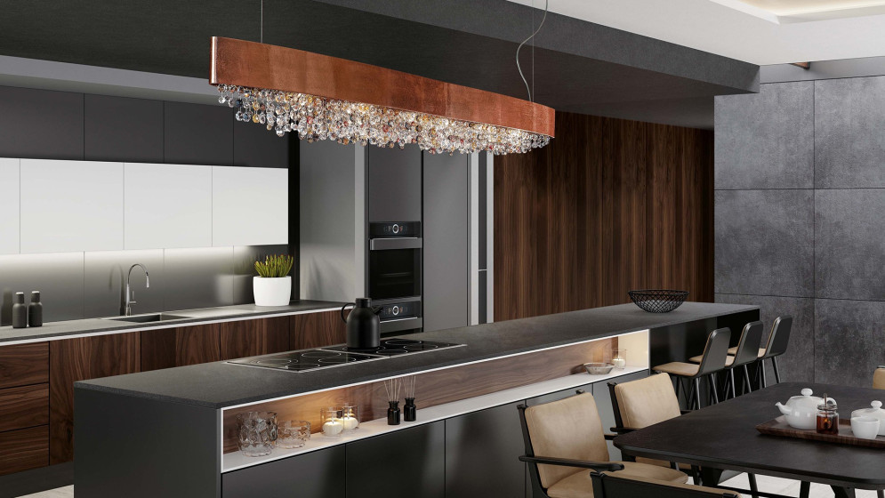 Светильник люстра Masiero Ola Suspension Linear