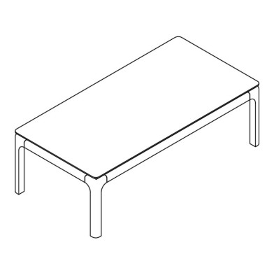 Журнальный столик Mod Interiors Calpe 120 x 60 x 40h nc102695