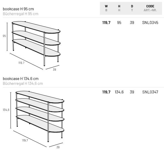 Размеры Стеллаж Dallagnese Supernova Размеры Стеллаж Dallagnese Supernova