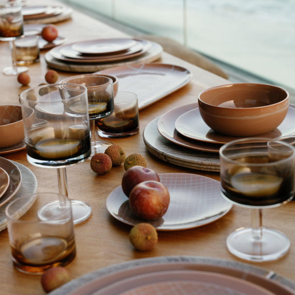 Блюдо сервировочное Serax SIENNA ZUMA, 46 x 27 см, терракотовый, фарфор