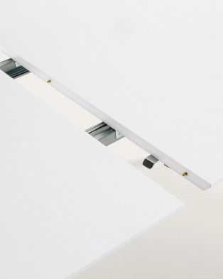 Обеденный стол раздвижной La Forma Oqui 90 (170) x 90 x h74 см, белый