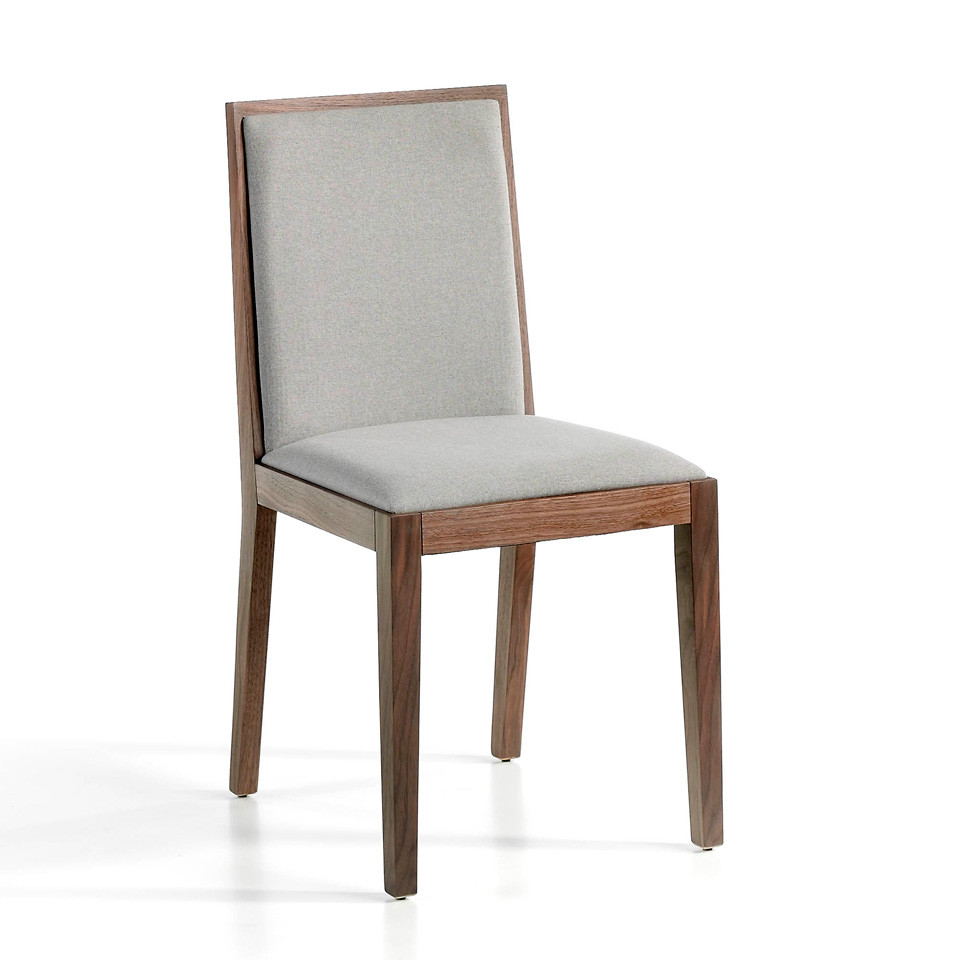 Стул Angel Cerda CPMK029 49 x 45 x h88 см, орех, бежевый