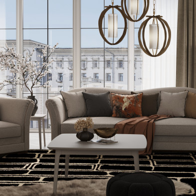 Журнальный столик Fratelli Barri Alba 90 x 90 x 45h nc111875