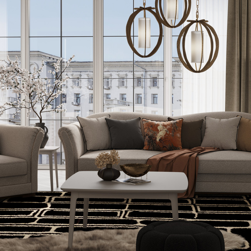 Журнальный столик Fratelli Barri Alba 90 x 90 x 45h nc111875