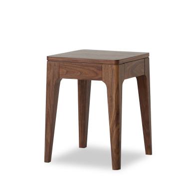 Приставной столик Mod Interiors Ronda 40 x 40 x h50 см, натуральный шпон американского ореха