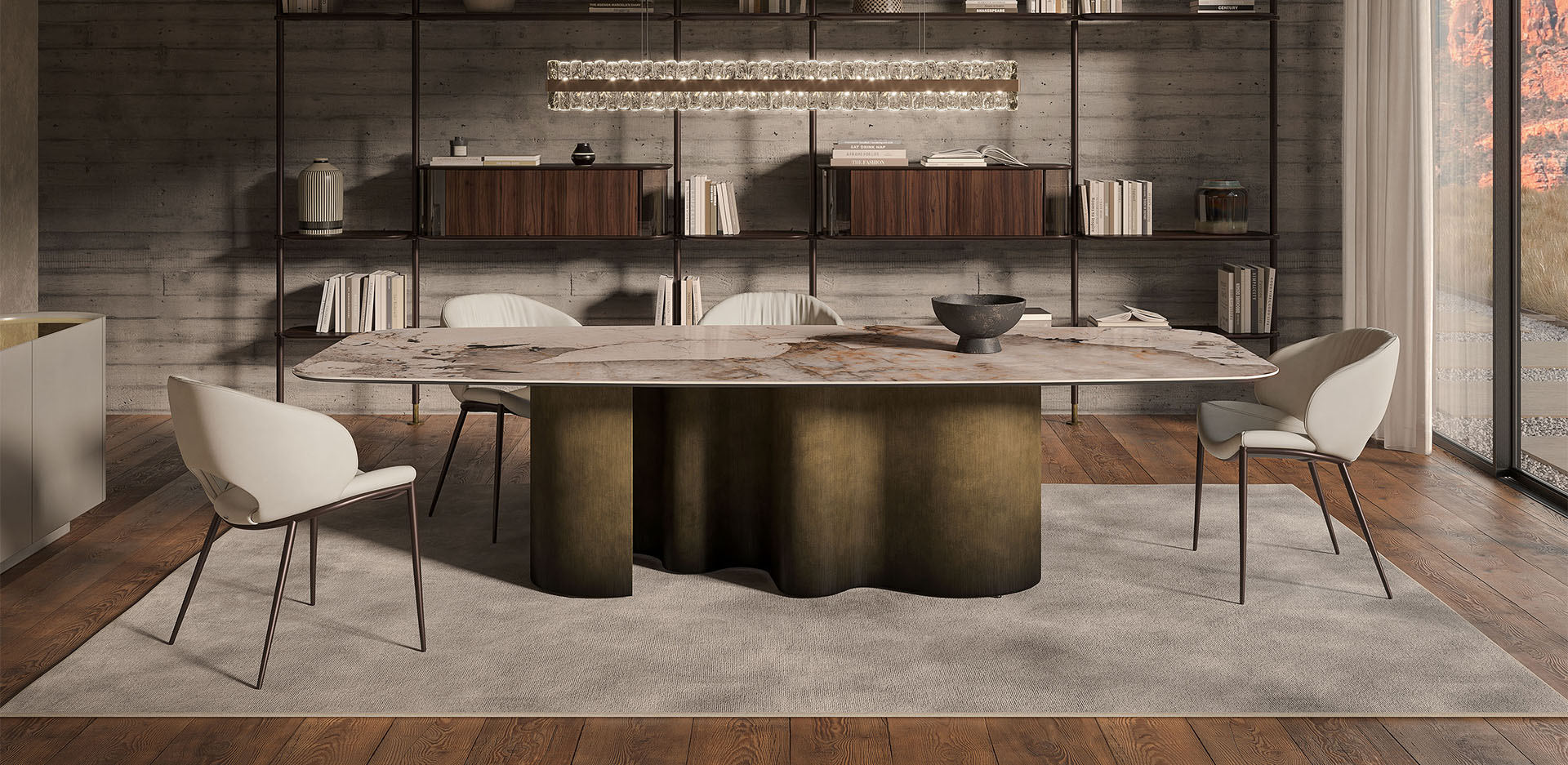 Стол Cattelan Italia Papel Wood