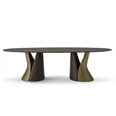 Обеденный стол Fratelli Barri Imola 240 x 110 x h76 см, матовый шпон вяза