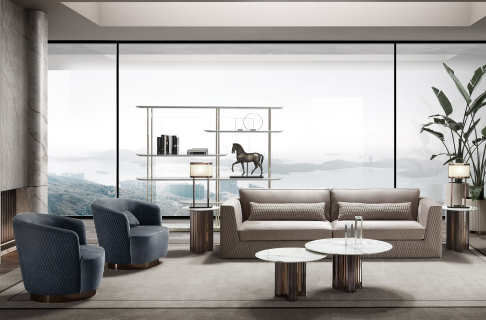 Приставной стол Dv home collection Manhattan - материал