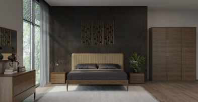 Кровать Mod Interiors Paterna 206 x 213 x 115h nc67298