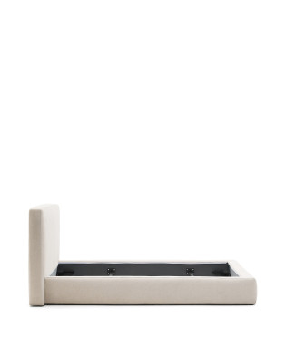 Кровать La Forma Blok 135 x 230 x h100 см, бежевая, со съёмными чехлами