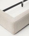 Кровать La Forma Blok 135 x 230 x h100 см, бежевая, со съёмными чехлами