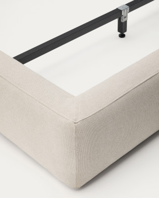 Кровать La Forma Blok 135 x 230 x h100 см, бежевая, со съёмными чехлами
