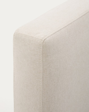 Кровать La Forma Blok 135 x 230 x h100 см, бежевая, со съёмными чехлами